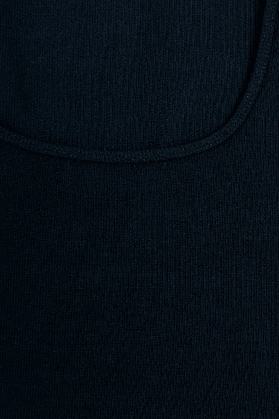 Bayan Lacivert Kare Yaka Atlet Top