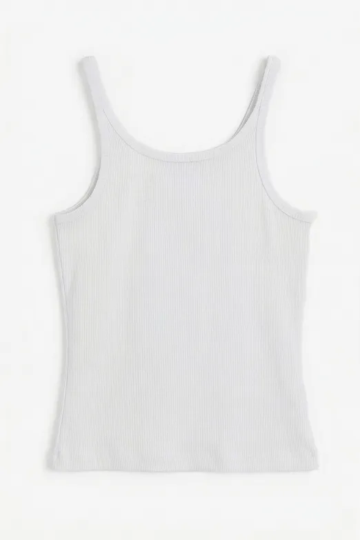 Bayan Beyaz Fittili Cotton Atlet - BSL