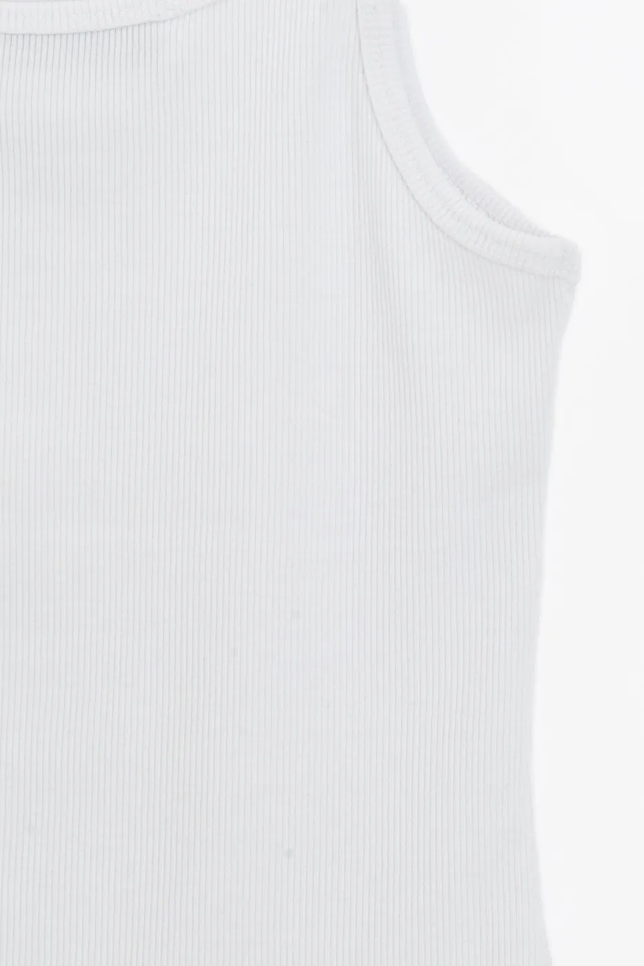 Bayan Beyaz Fittili Cotton Atlet