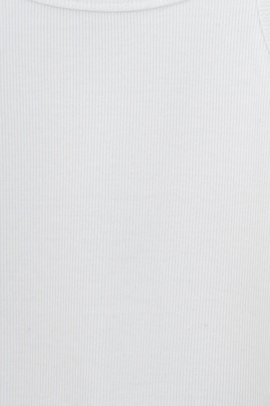 Bayan Beyaz Fittili Cotton Atlet