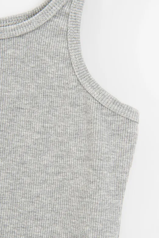 Bayan Gri Fittili Cotton Atlet - BSL