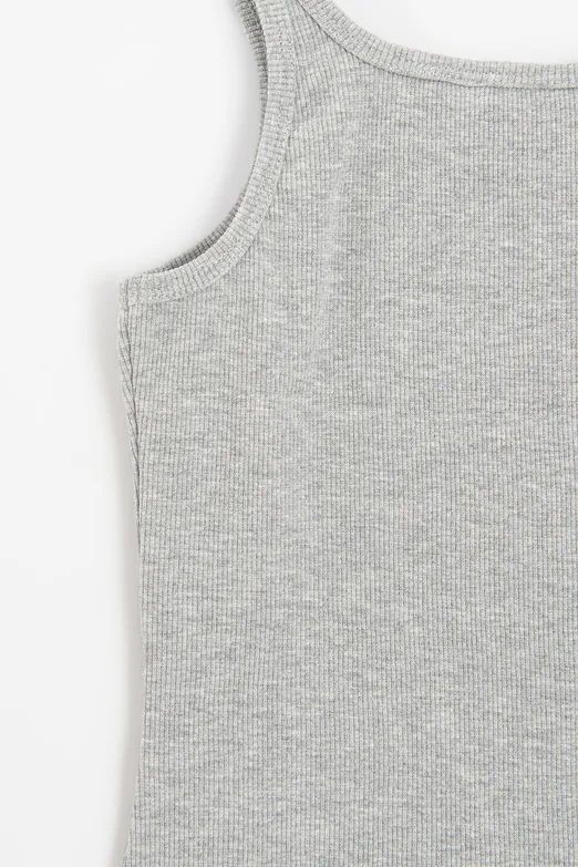 Bayan Gri Fittili Cotton Atlet - BSL