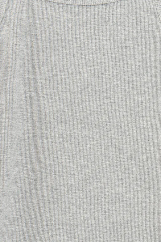 Bayan Gri Fittili Cotton Atlet - BSL