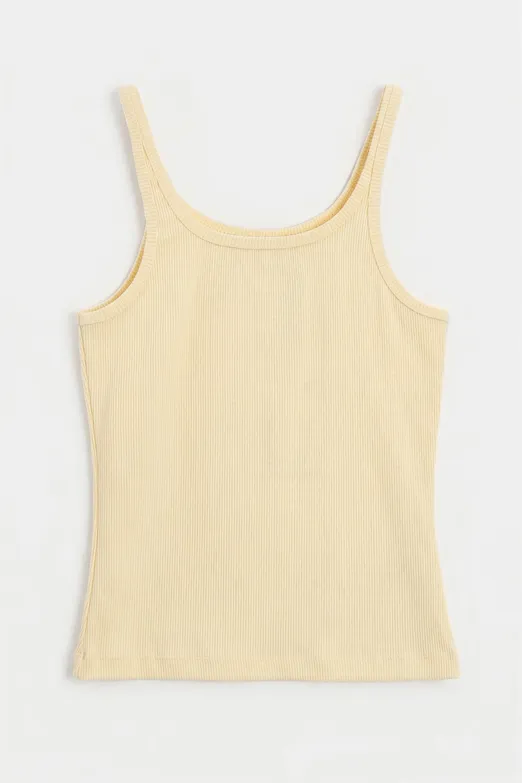 Bayan Sarı Fittili Cotton Atlet - BSL