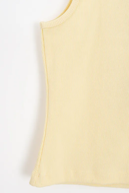 Bayan Sarı Fittili Cotton Atlet - BSL