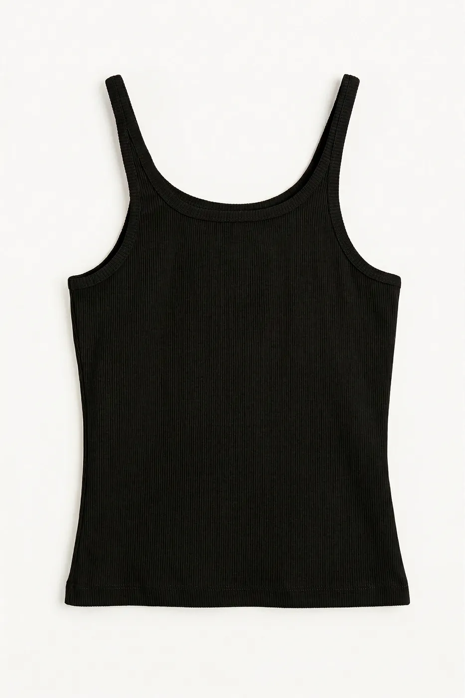 Bayan Siyah Fittili Cotton Atlet