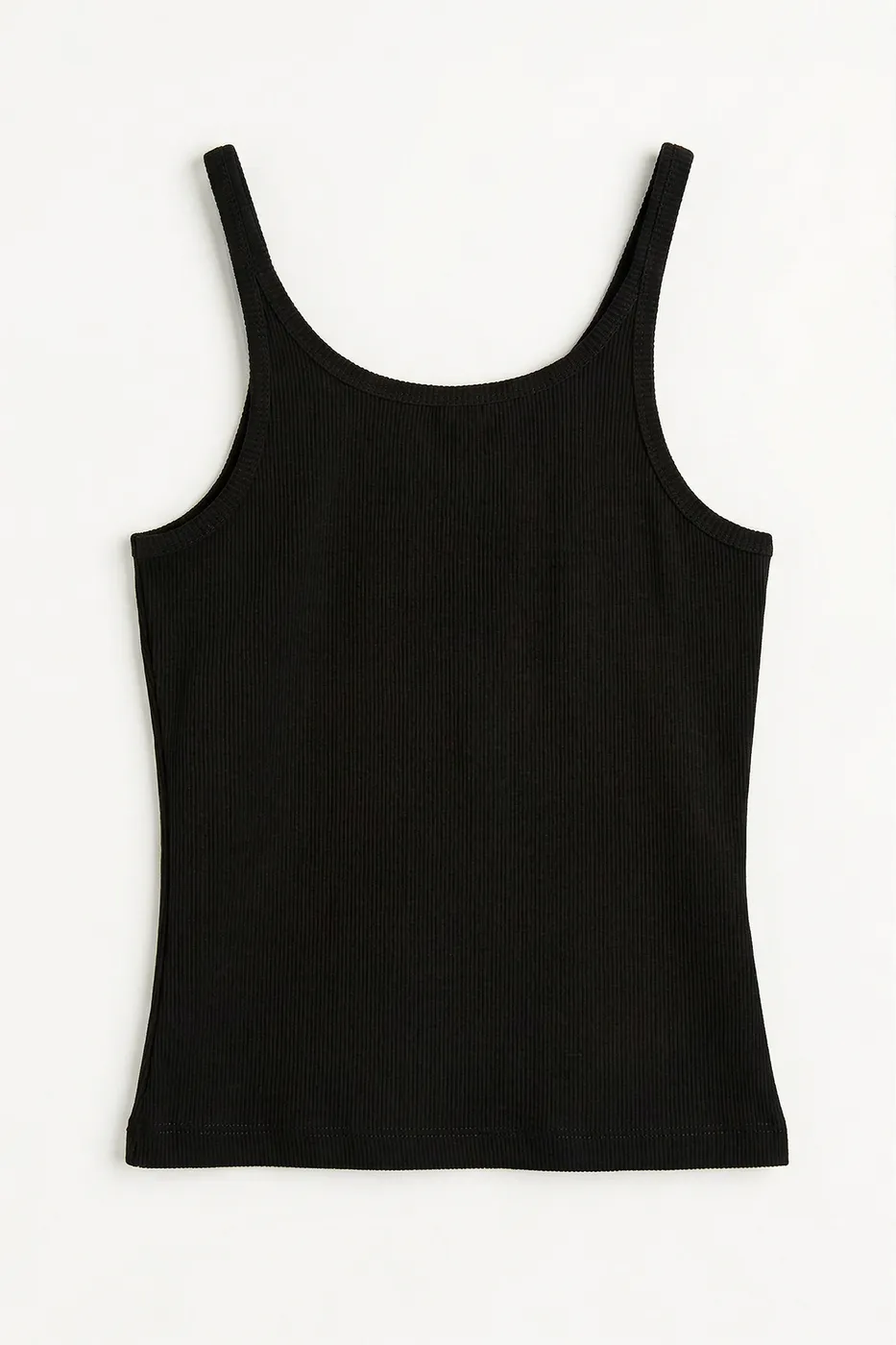 Bayan Siyah Fittili Cotton Atlet