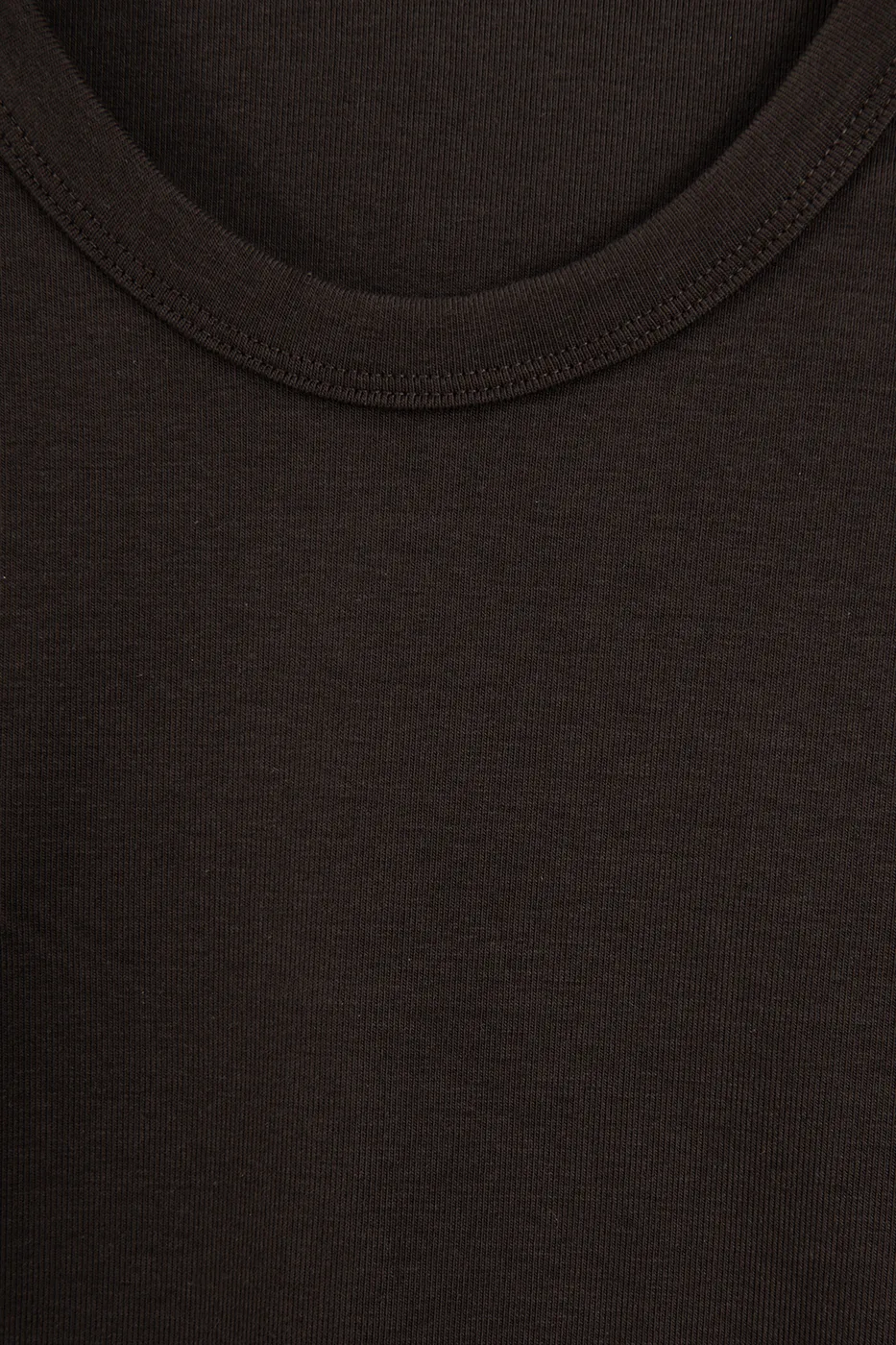 Bayan Kahverengi U Yakalı Top