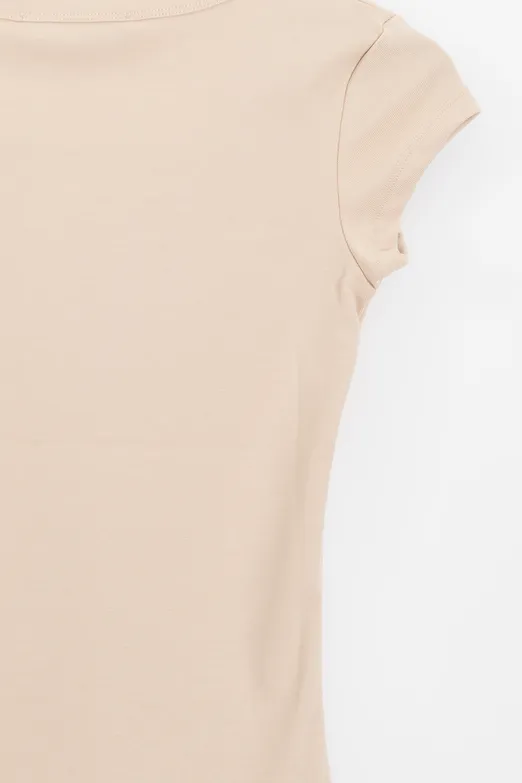 Bayan Ten U Yakalı Top - BSL