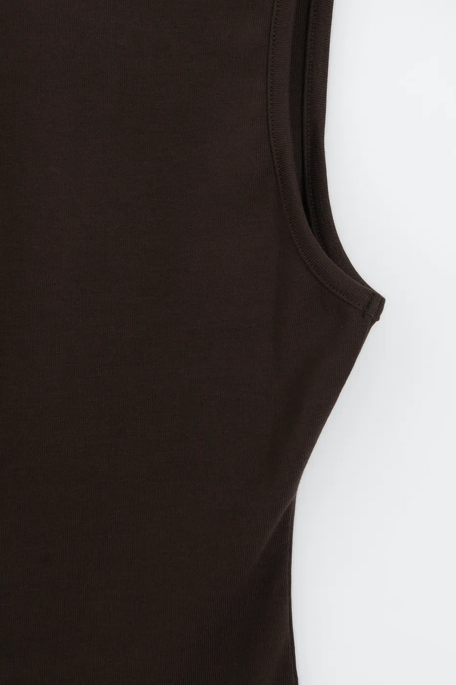 Bayan Kahverengi Derin V Yakalı Kolsuz Bodysuıt