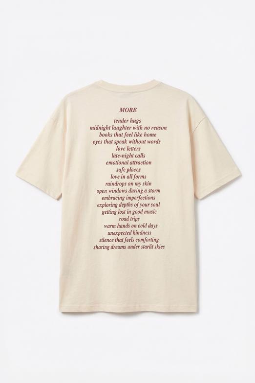 Basic Baskılı Oversize Tshirt