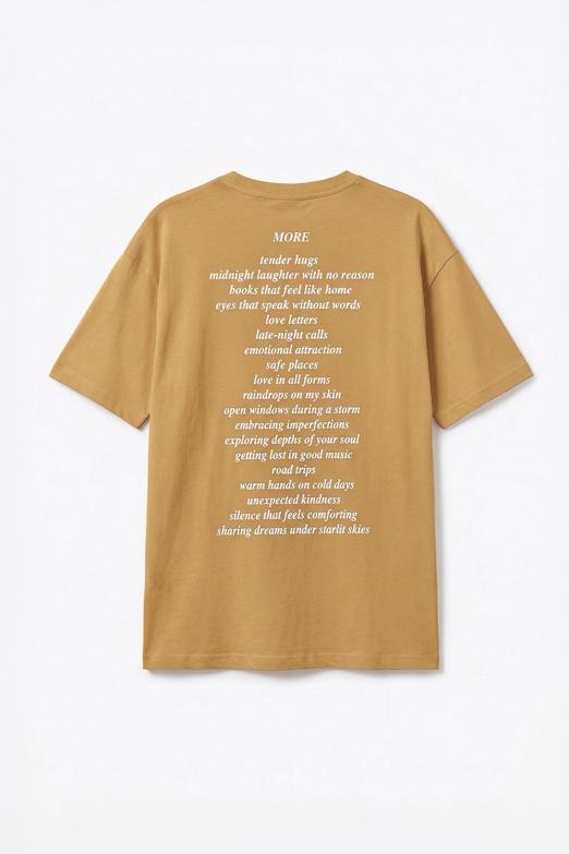 Basic Baskılı Oversize Tshirt