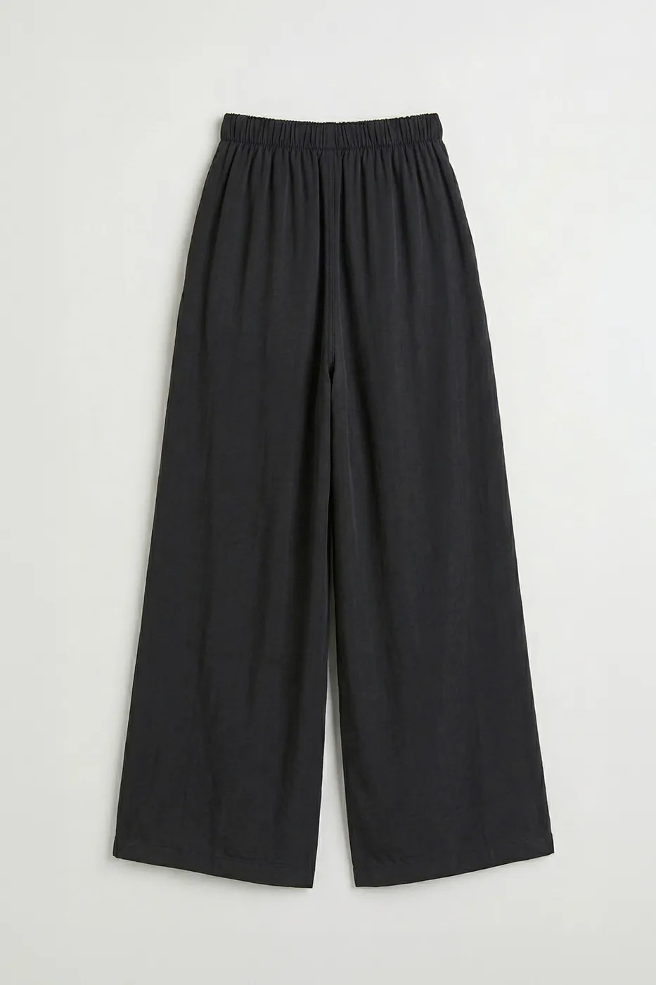 Bayan Antrasit Lastik Belli Modal Bol Pantolon