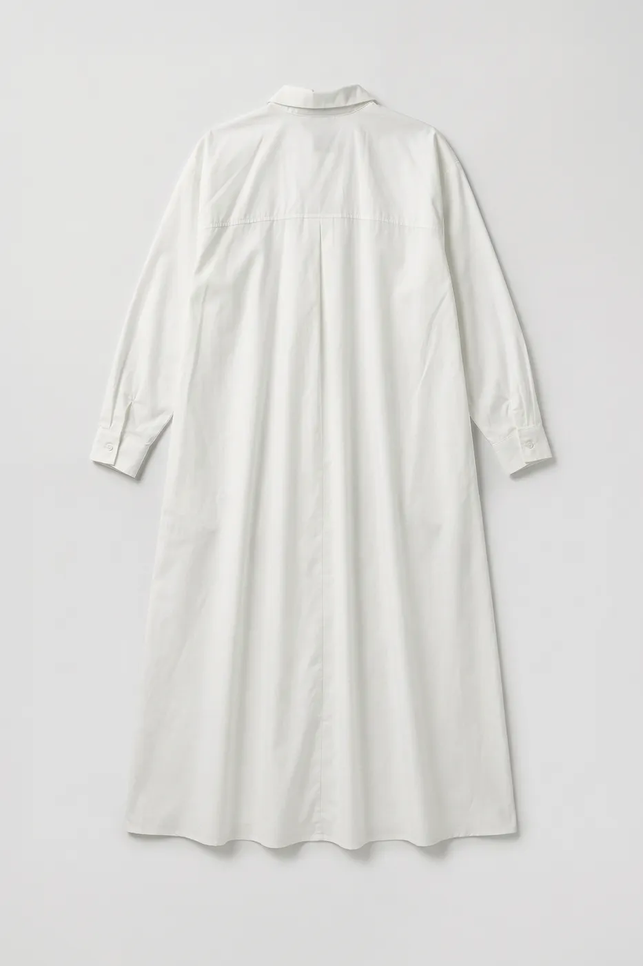 Bayan Beyaz %100 Cotton Oversize Gömlek Elbise