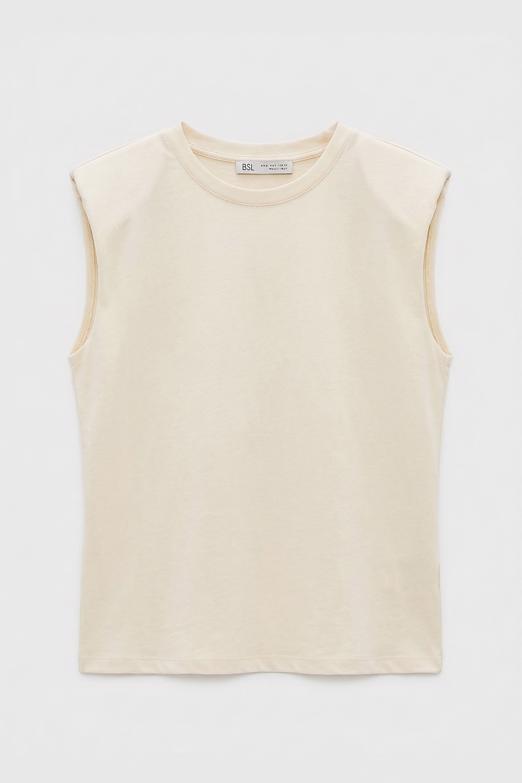 Vatkalı Bisiklet Yakalı Tshirt