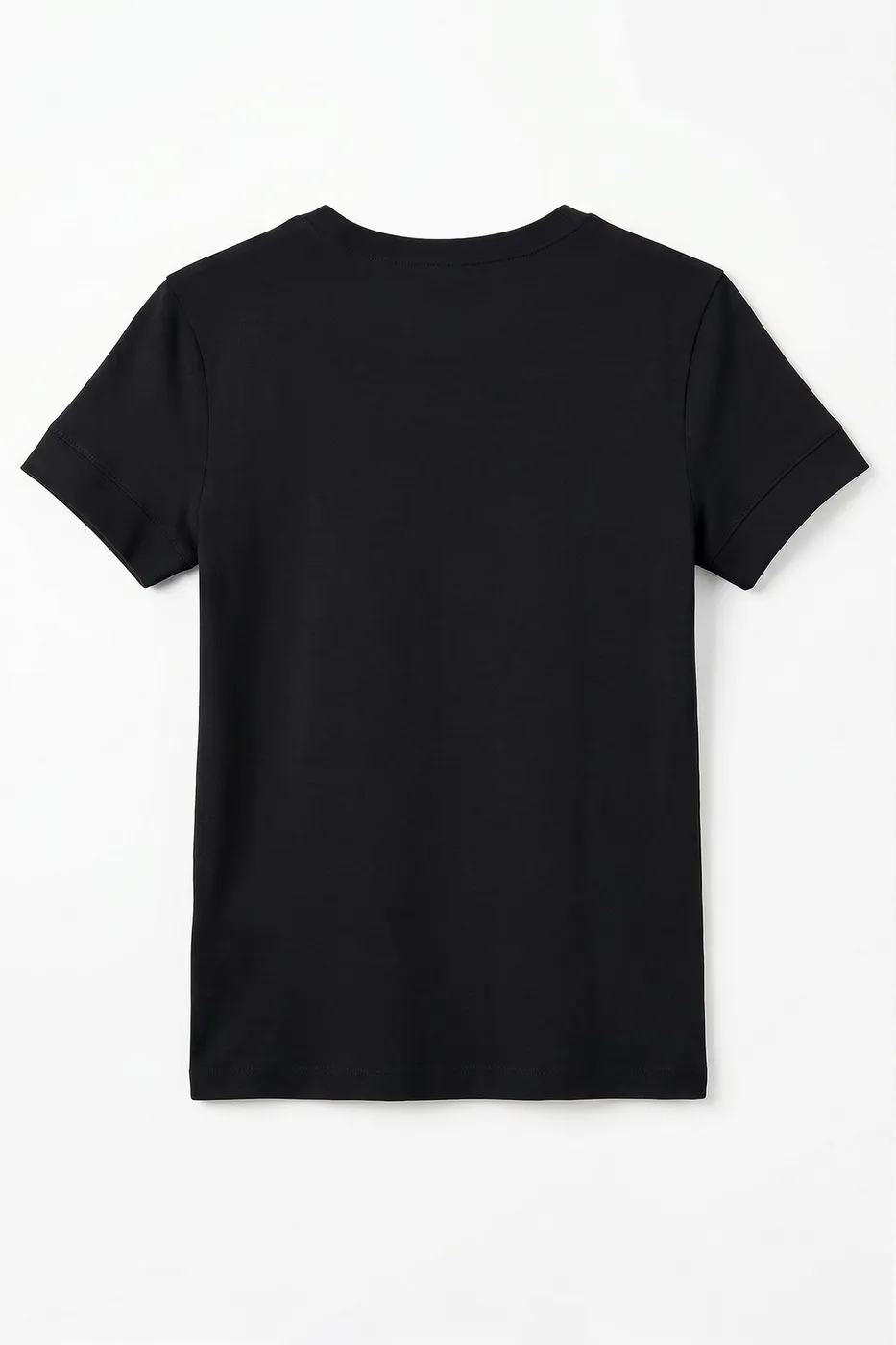 Bayan Siyah Bisiklet Yakalı Top