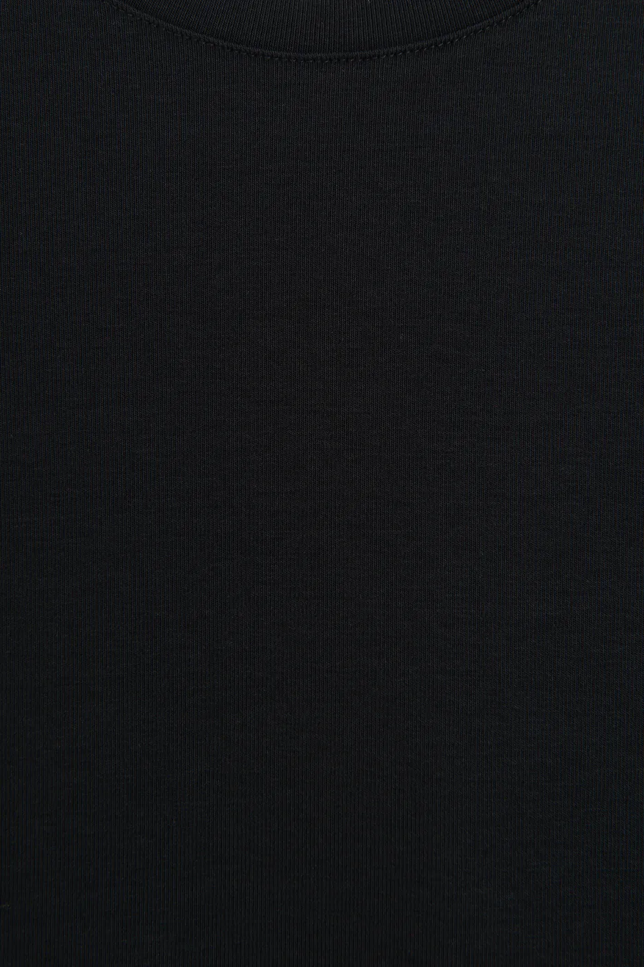 Bayan Siyah Bisiklet Yakalı Top