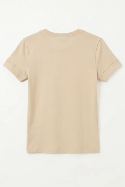 Bayan Ten Bisiklet Yakalı Top - BSL