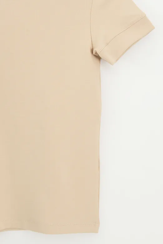 Bayan Ten Bisiklet Yakalı Top - BSL