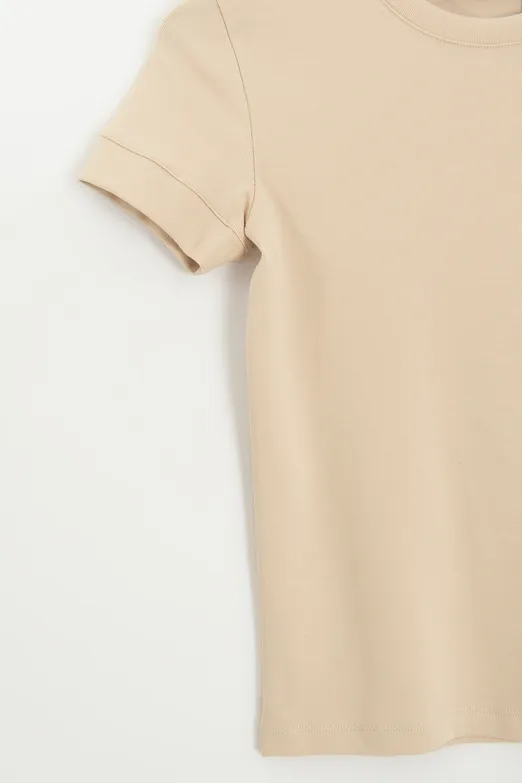 Bayan Ten Bisiklet Yakalı Top - BSL