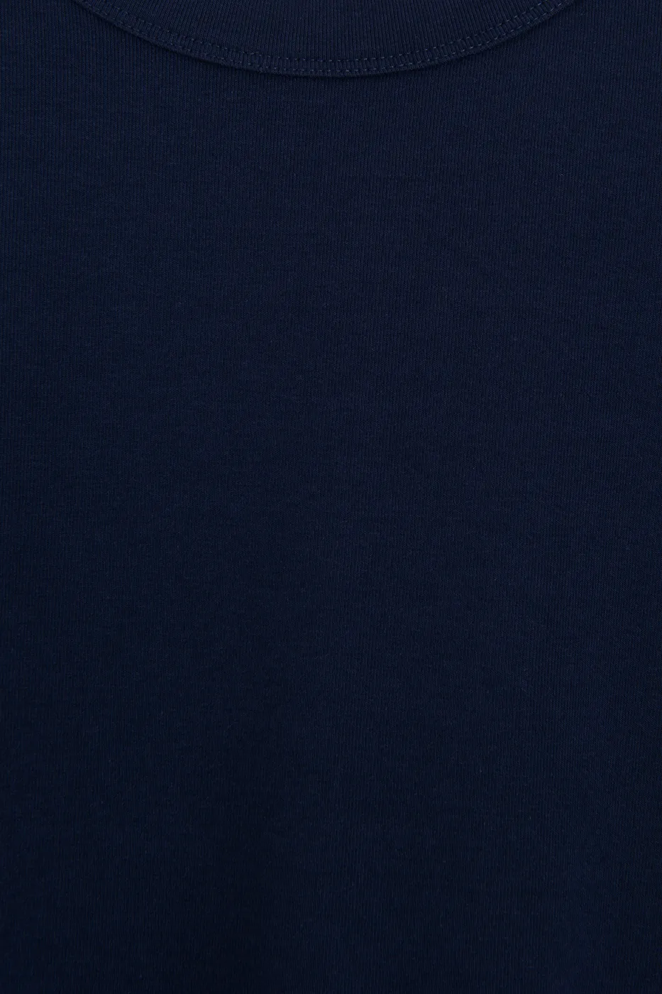 Bayan Lacivert Bisiklet Yakalı Tshirt