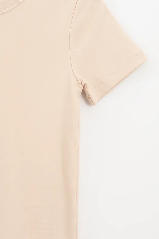 Bayan Ten Bisiklet Yakalı Tshirt - BSL