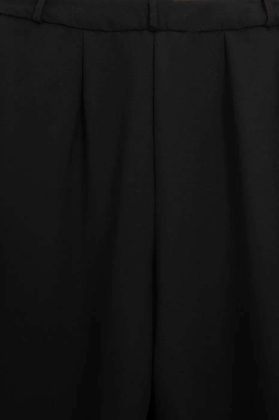 Bayan Siyah Tencel  Palazzo Dökümlü Pantolon