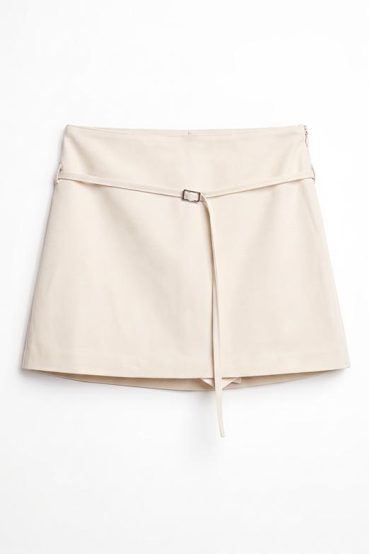 Kemerli Şort Etek