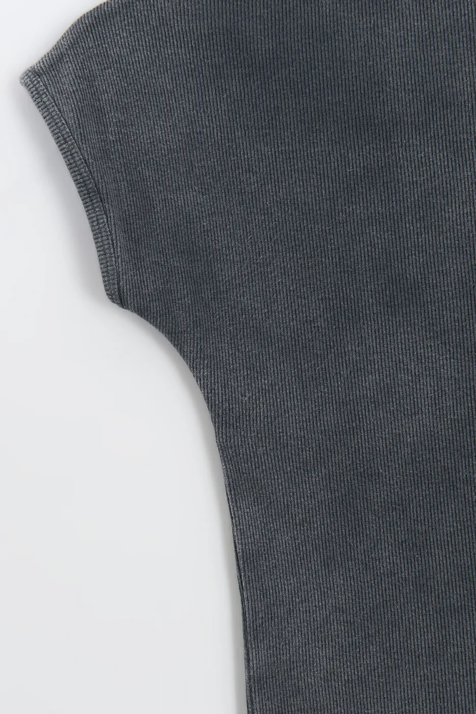 Bayan Antrasit Parça Boyalı Carmen Yaka Fitilli  Top