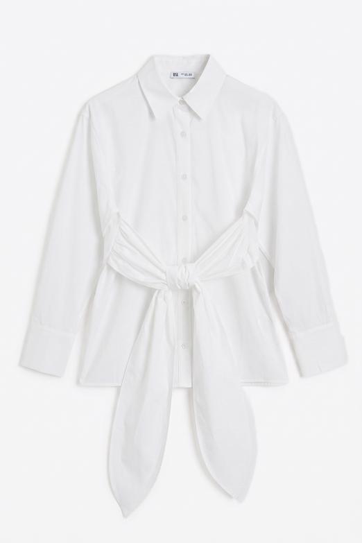 Beli Bağlamalı Gömlek