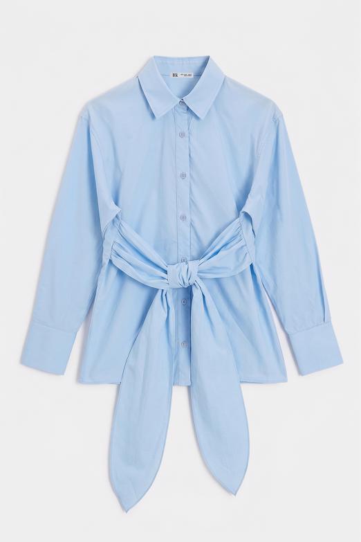 Beli Bağlamalı Gömlek