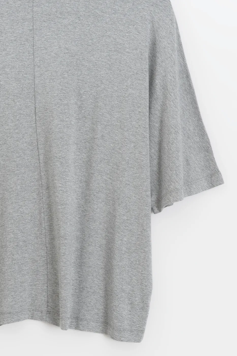 Bayan Gri Oversize Basic Tshirt