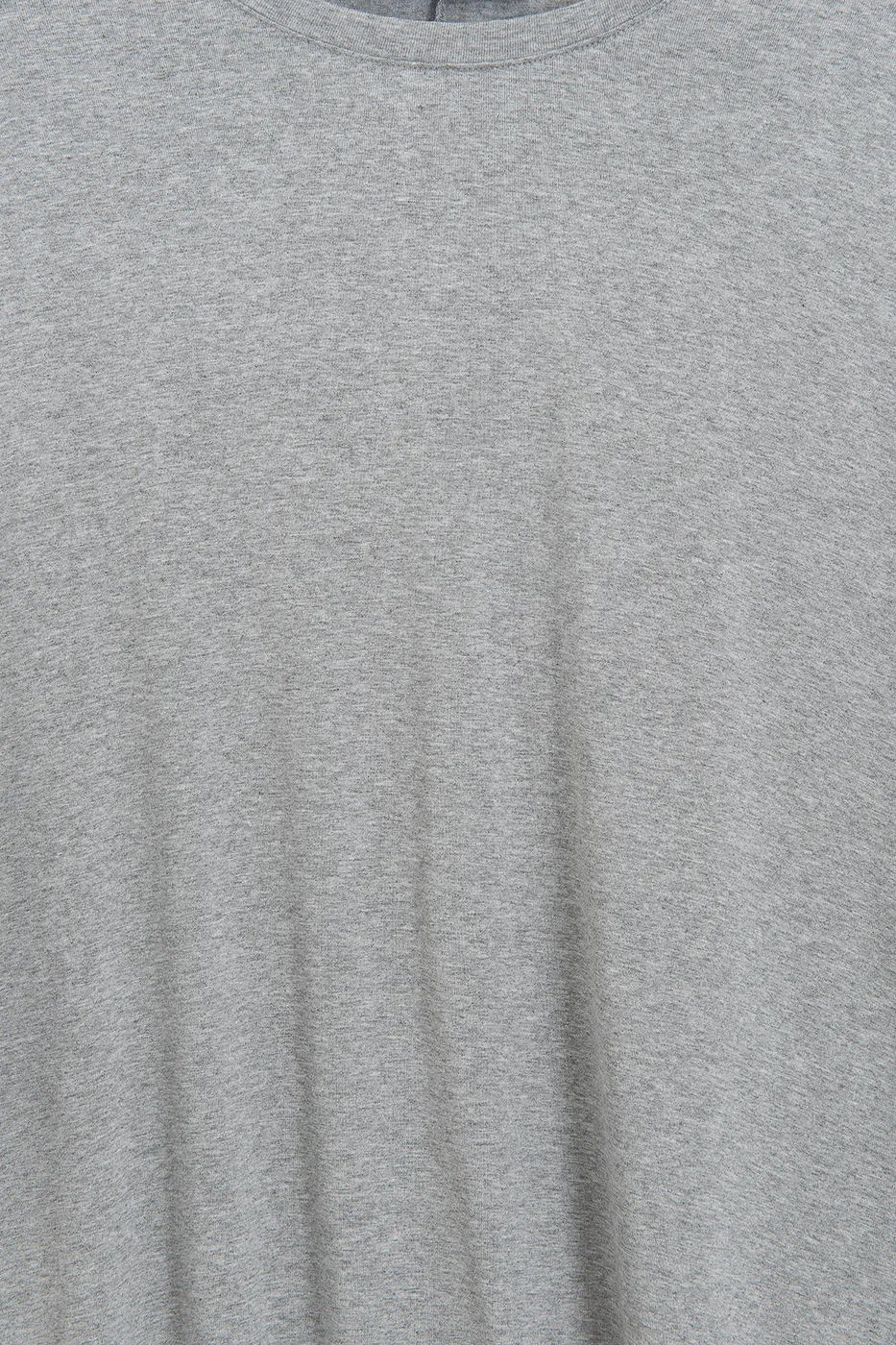 Bayan Gri Oversize Basic Tshirt