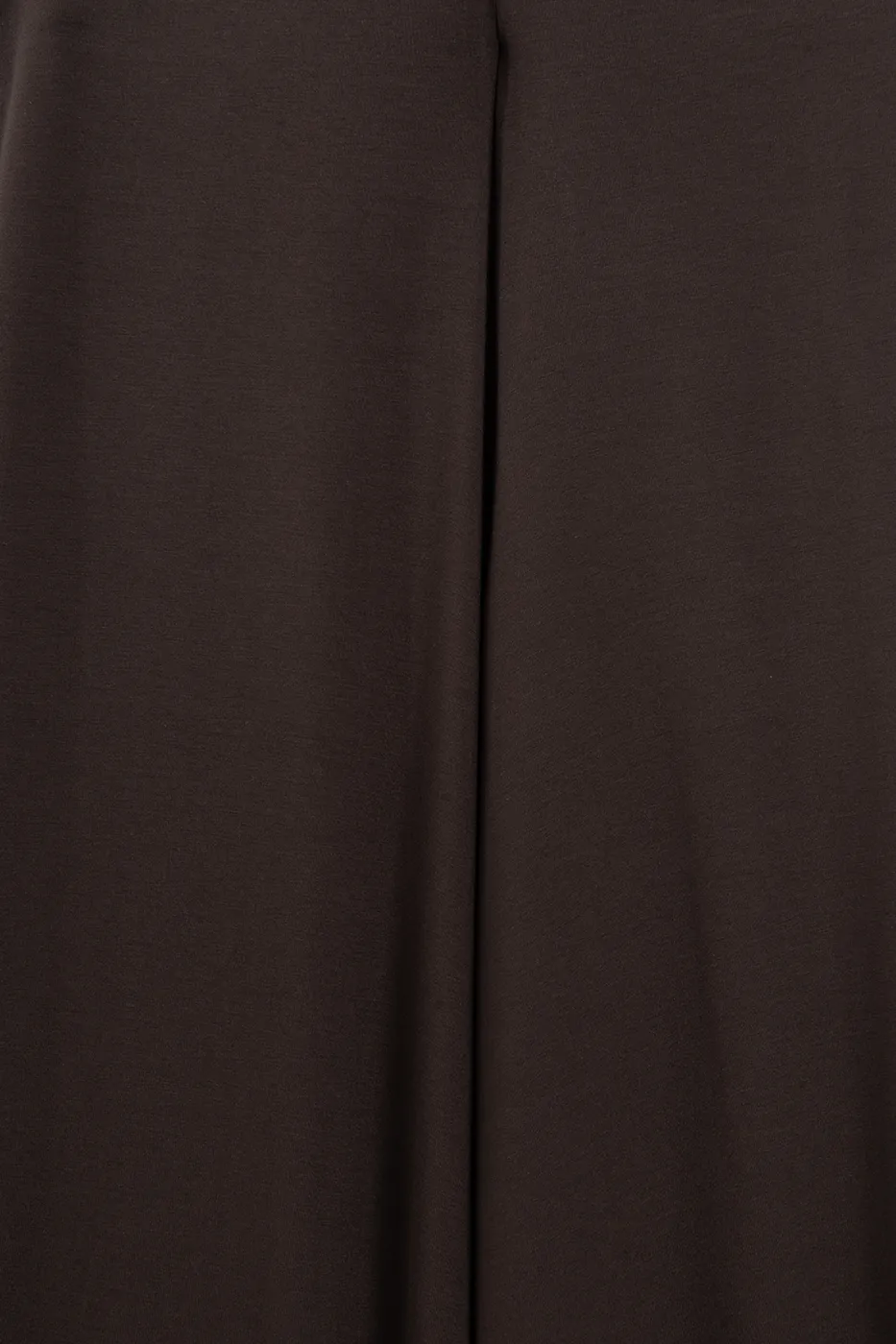 Bayan Kahverengi Bol Paça Pantolon