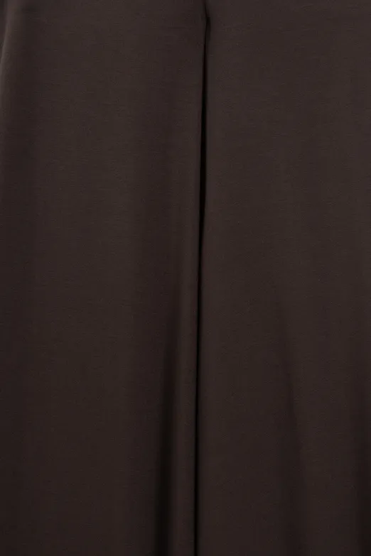 Bayan Kahverengi Bol Paça Pantolon - BSL