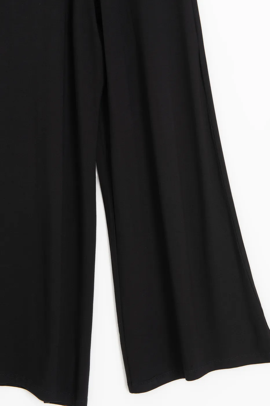 Bayan Siyah Bol Paça Pantolon
