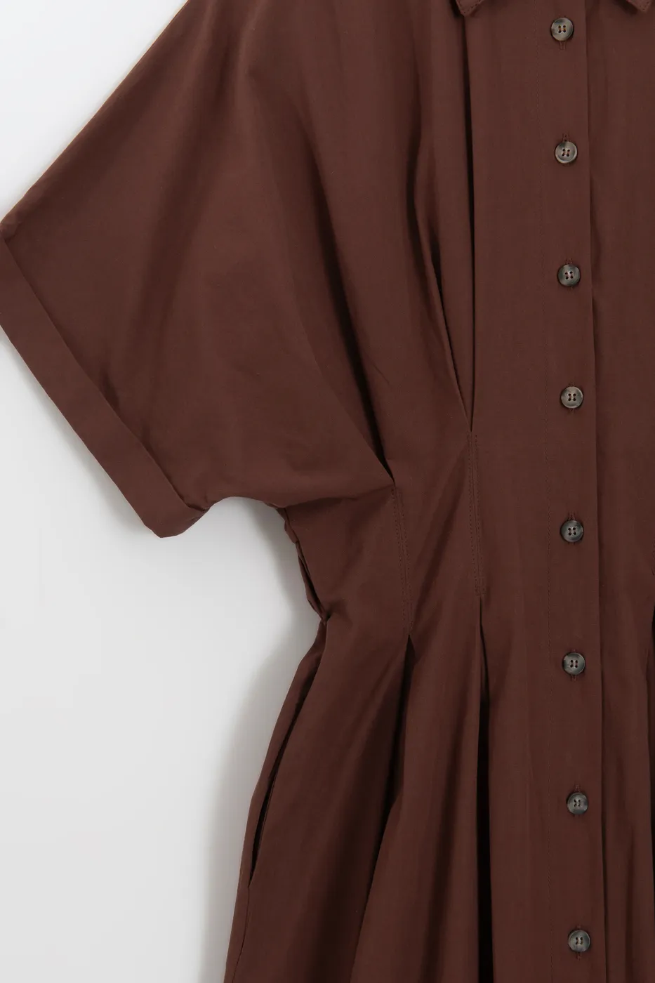 Bayan Tarçın %100 Cotton Gömlek Elbise