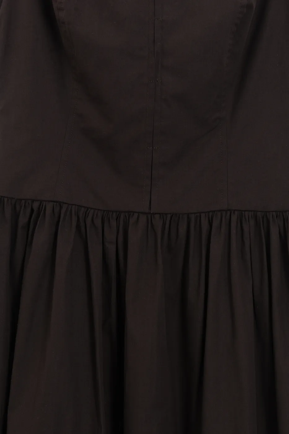 Bayan Kahverengi Askılı Cotton Midi Elbise