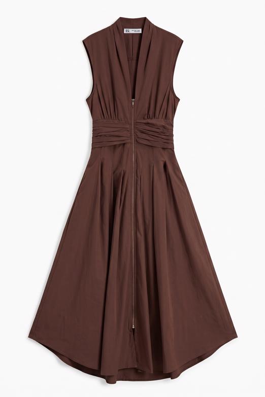Piliseli Cotton Midi Elbise