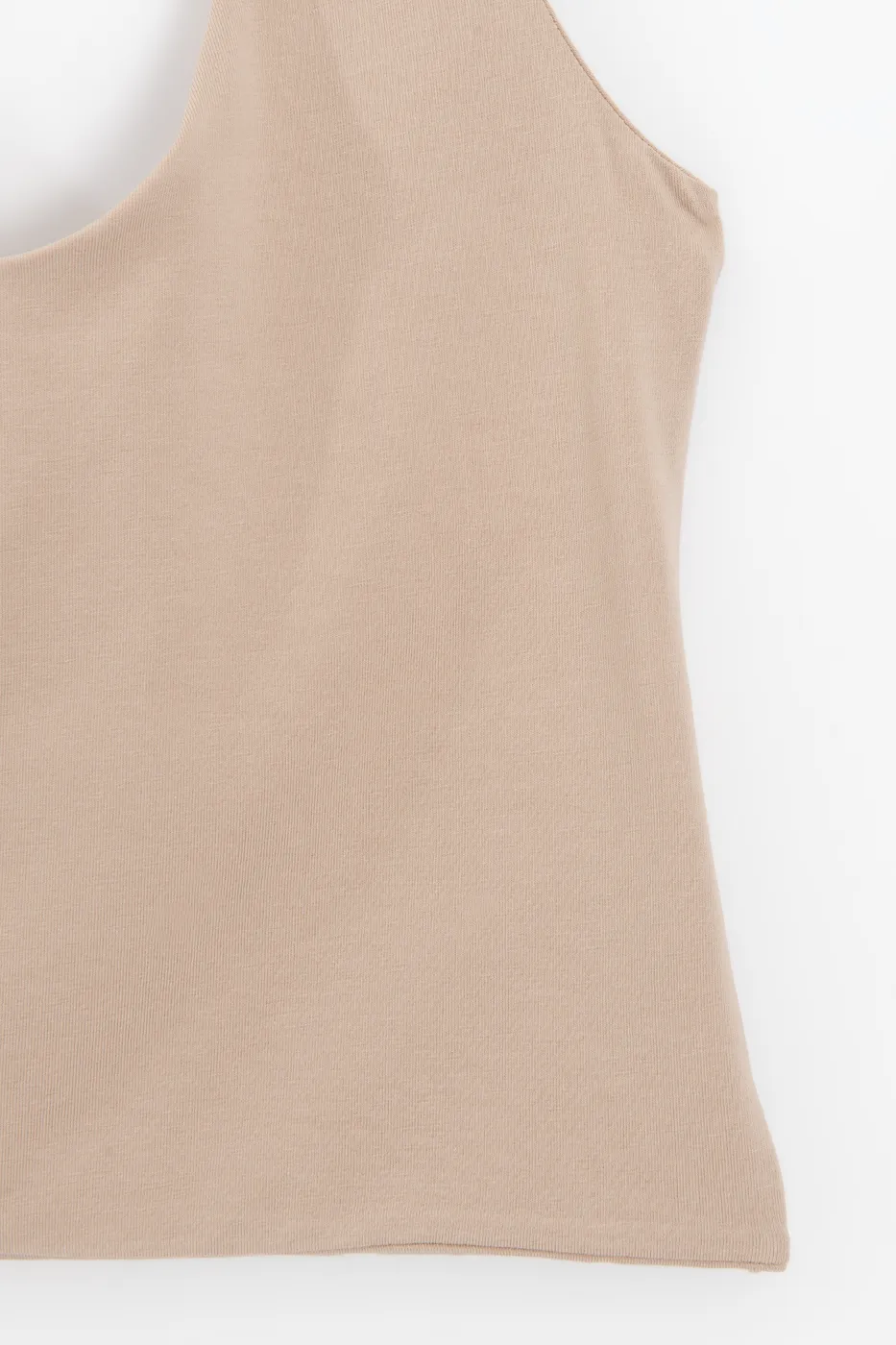 Bayan Bej Boyundan Bağlı Crop Top
