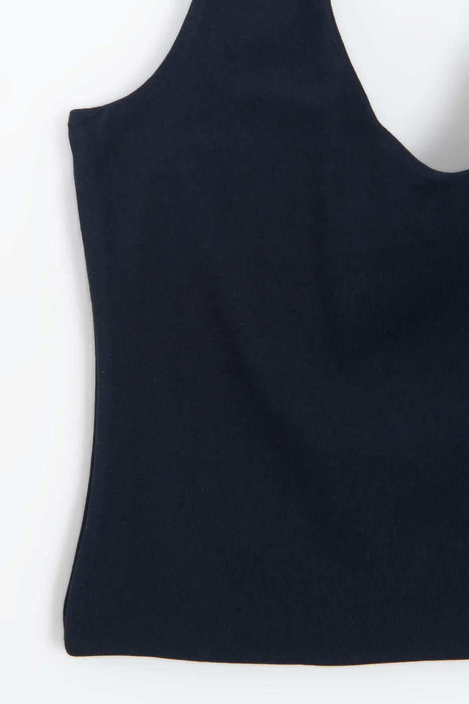 Bayan Lacivert Boyundan Bağlı Crop Top
