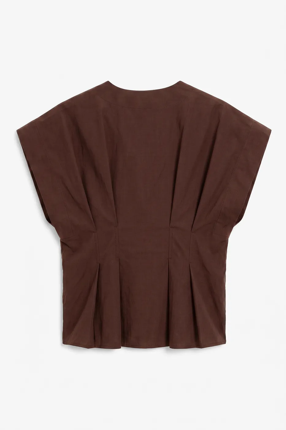 Bayan Tarçın V Yakalı Düğmeli %100 Cotton Bluz