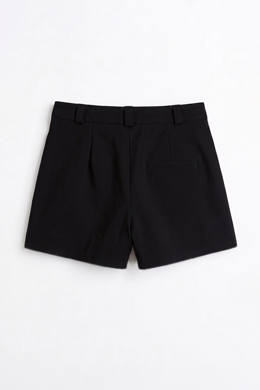 Pileli Mini Şort