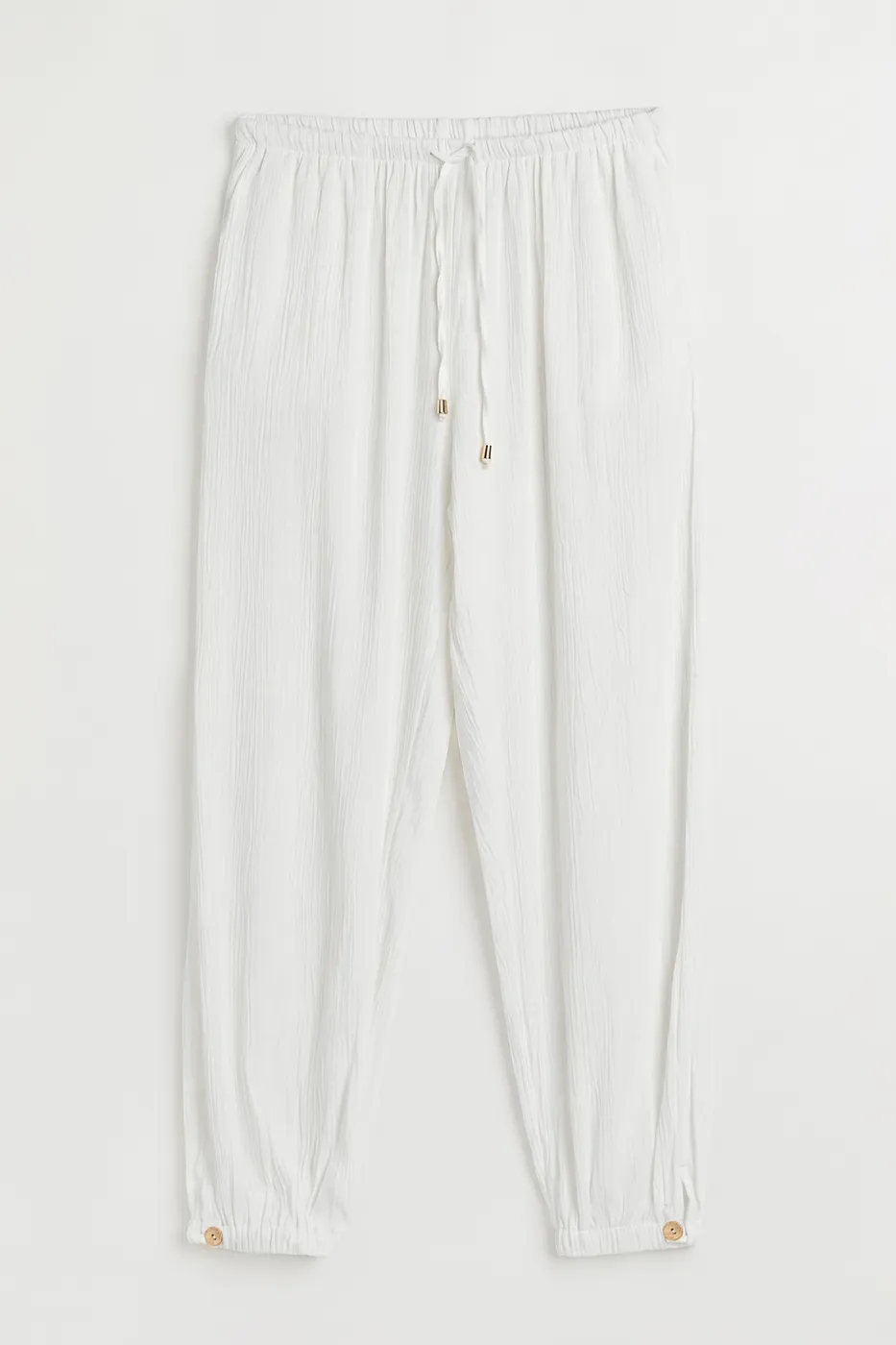 Bayan Beyaz Jogger Pantolon