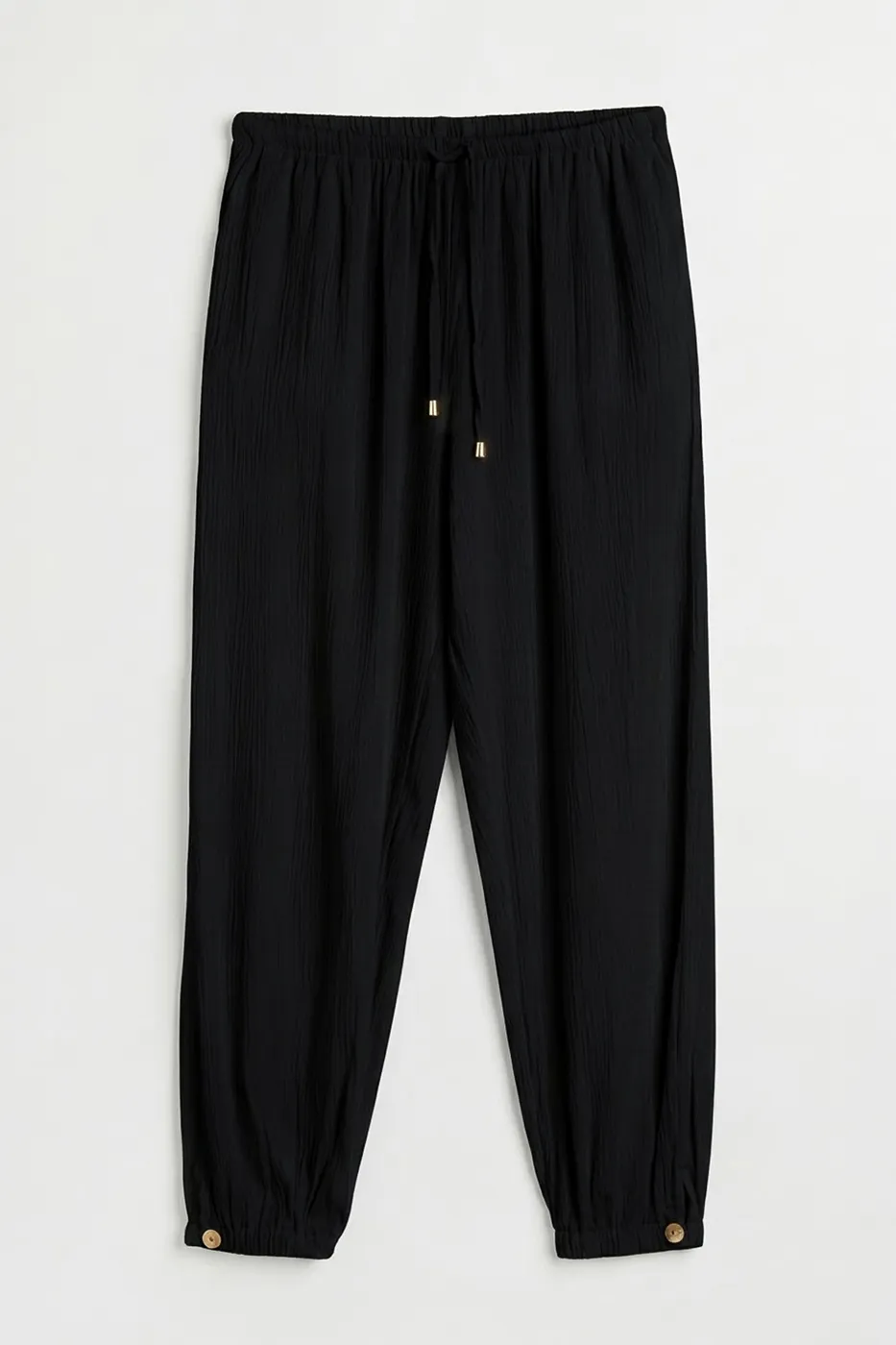 Bayan Siyah Jogger Pantolon