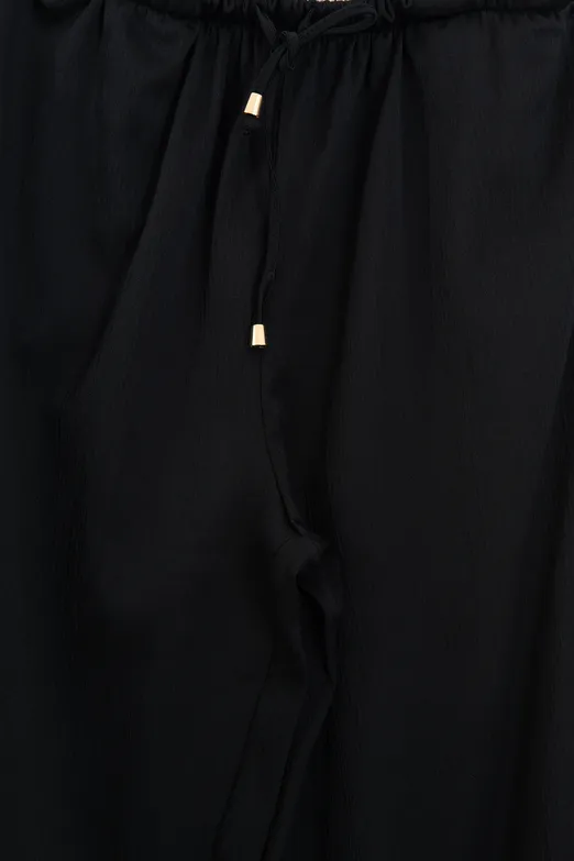 Bayan Siyah Jogger Pantolon - BSL