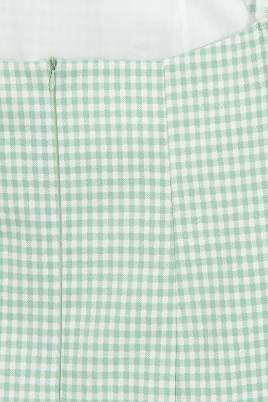 Bayan Yeşil Halter Mini Elbise - BSL