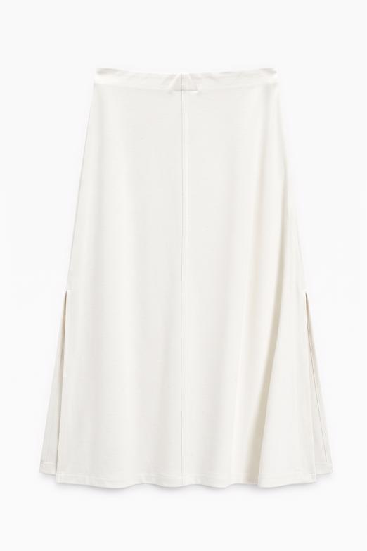 Yırtmaç Detaylı Midi Etek