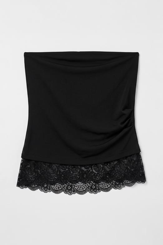 Bayan  Straplez Dantelli Top