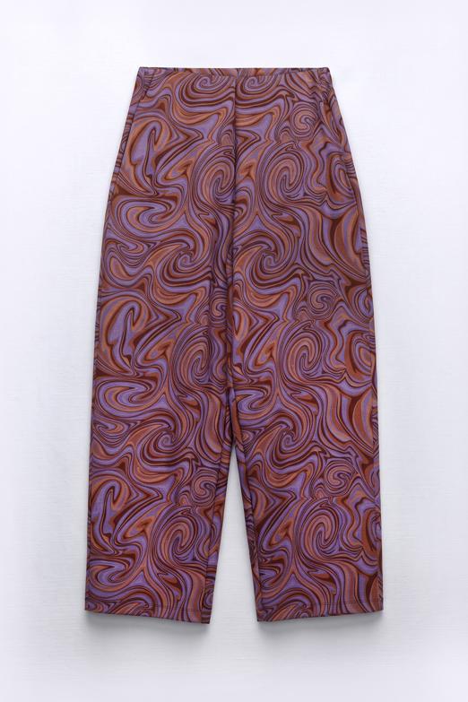Desenli  Bol Pantolon
